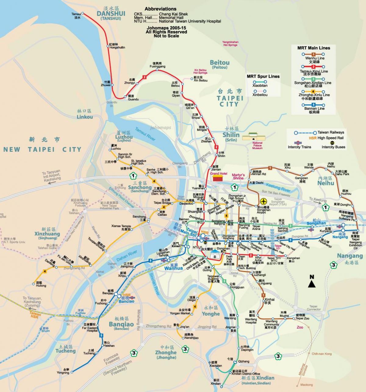 Tajwan stacja metra mapa