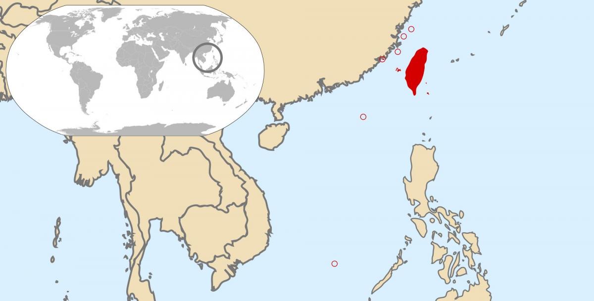 Tajwan mapie globalnej