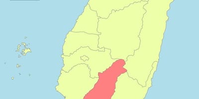 Mapa kaohsiung, Tajwan