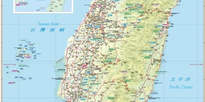 Mapa Tajwanu przyciągania